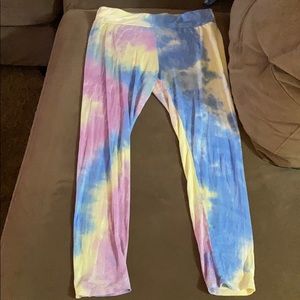 Shein tie dye leggings